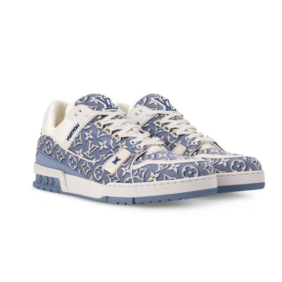 Louis Vuitton Trainer Sneakers Blue 1AKKJV