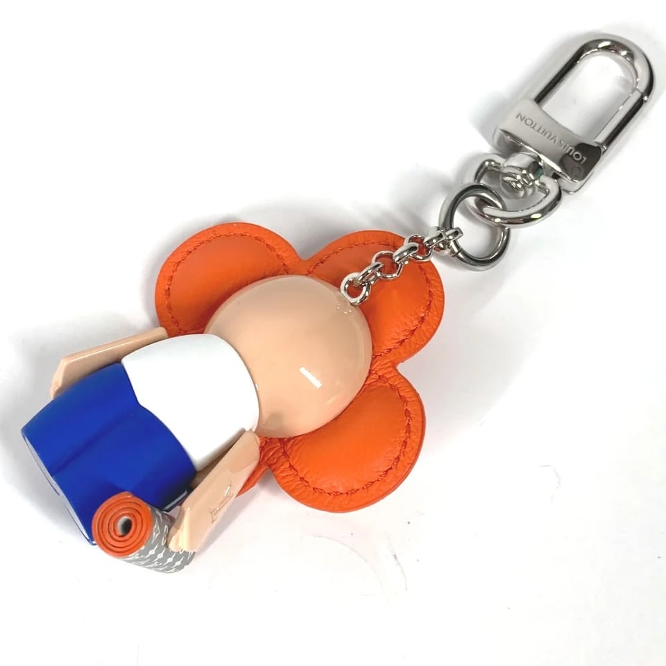 Louis Vuitton Vivienne Gym Bag Charm M01198 Orange And Blue Color 13.5cm/5.3in view 5