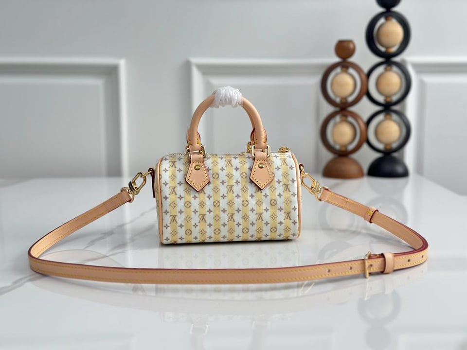 Louis Vuitton Nano Speedy Bag Banana Yellow 16cm M29030 view 4
