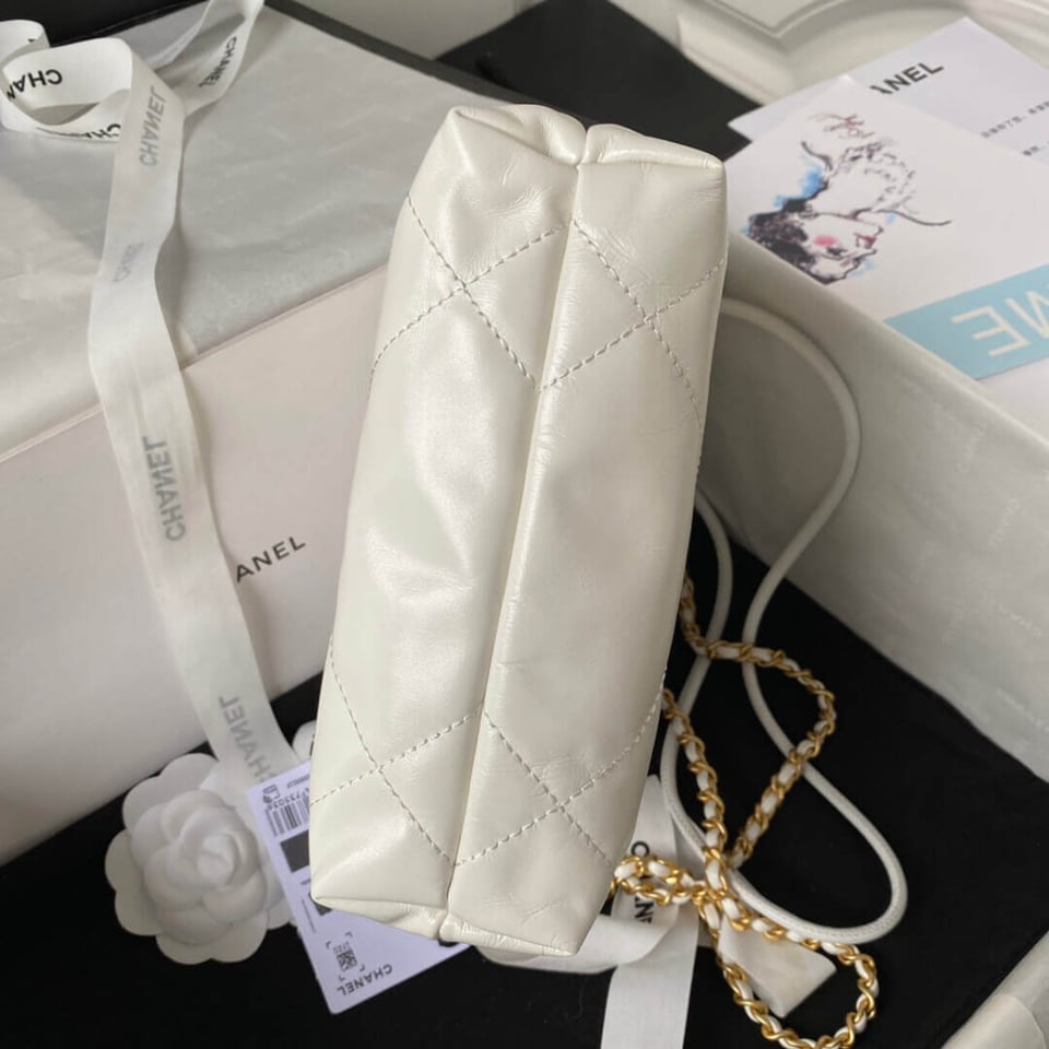 Chanel 22 Mini Bag in Shiny Calfskin view 9