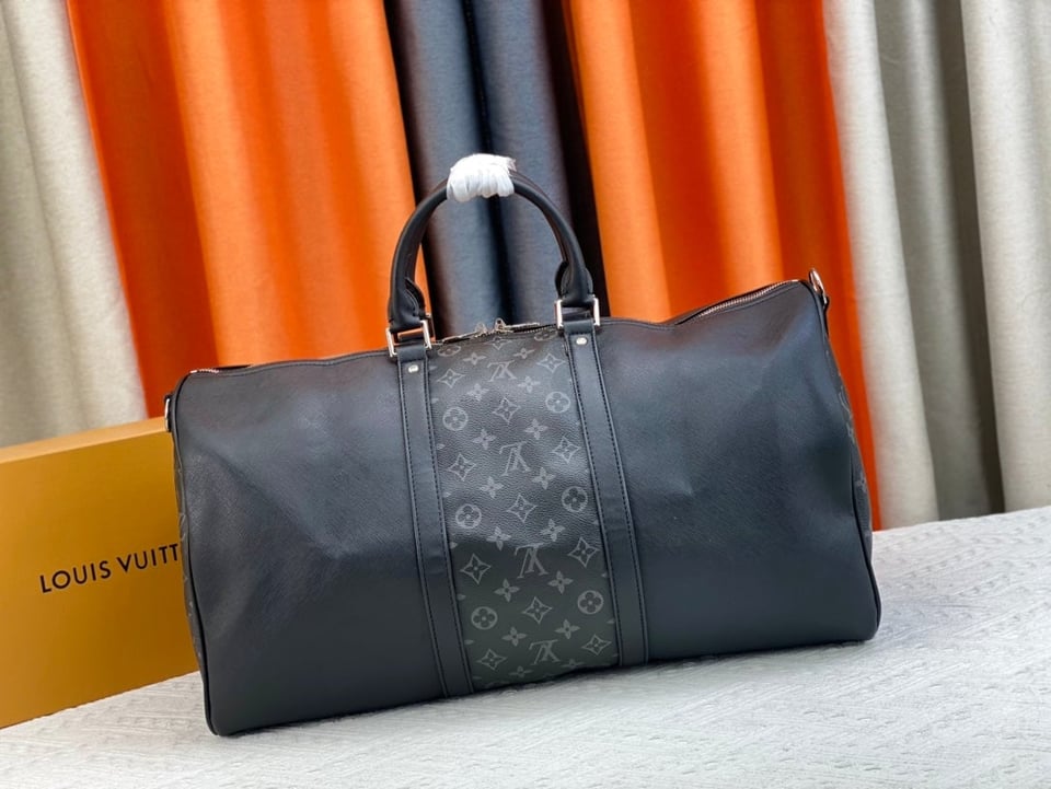 Louis Vuitton Keepall Bandouliere 50Cm Black view 7