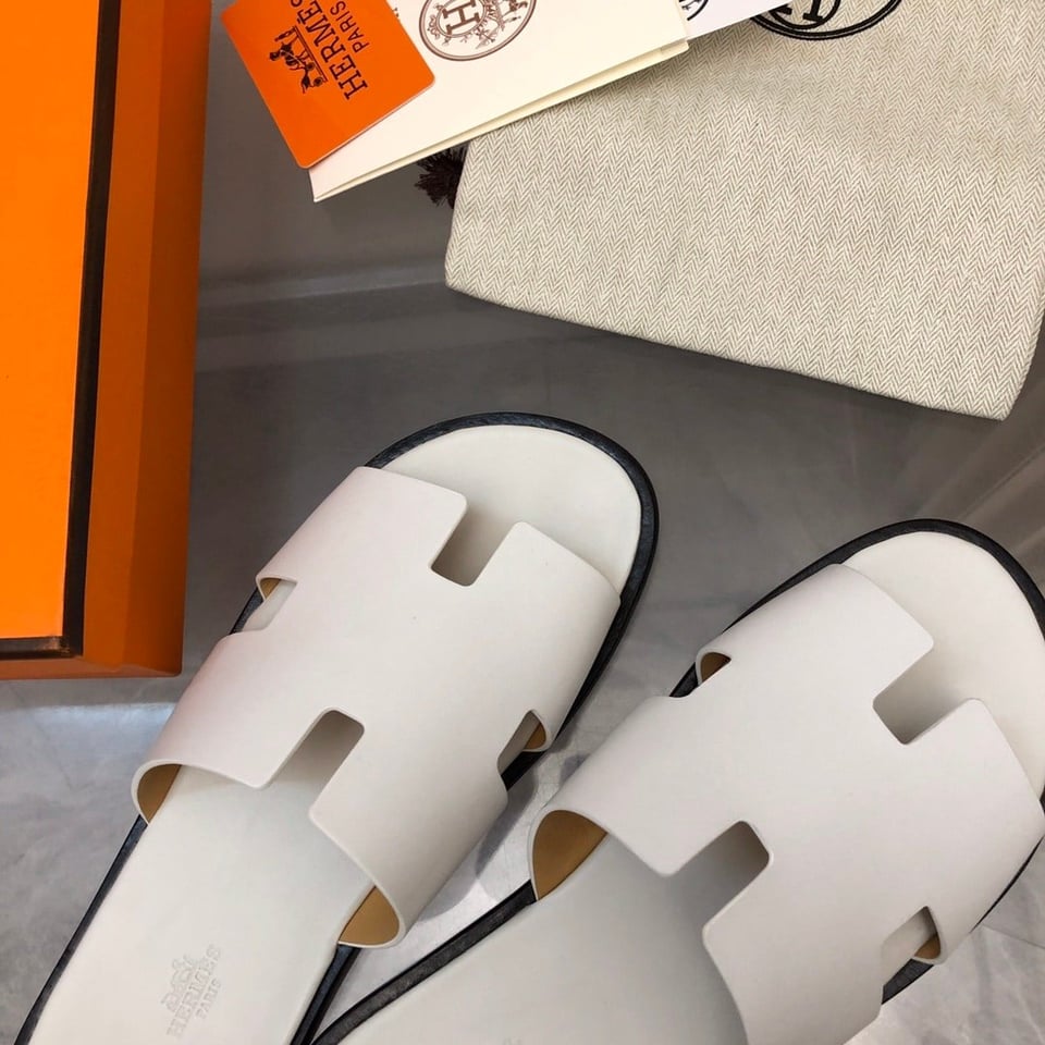 Hermes Izmir Sandal White view 11