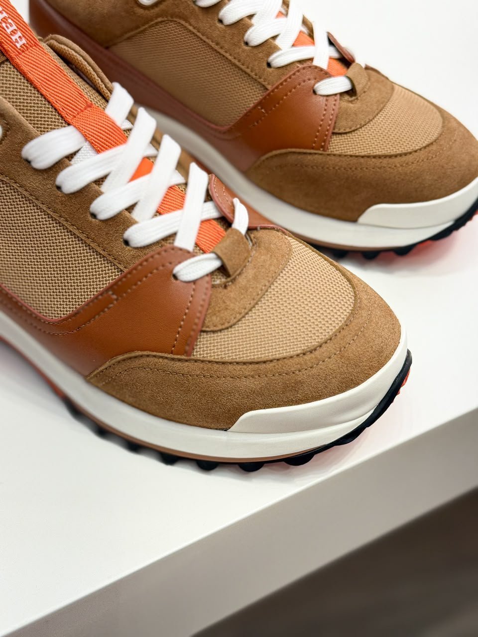 Hermes Leader Sneaker Multicolor Alabaster Beige H252863ZHVD415 view 9
