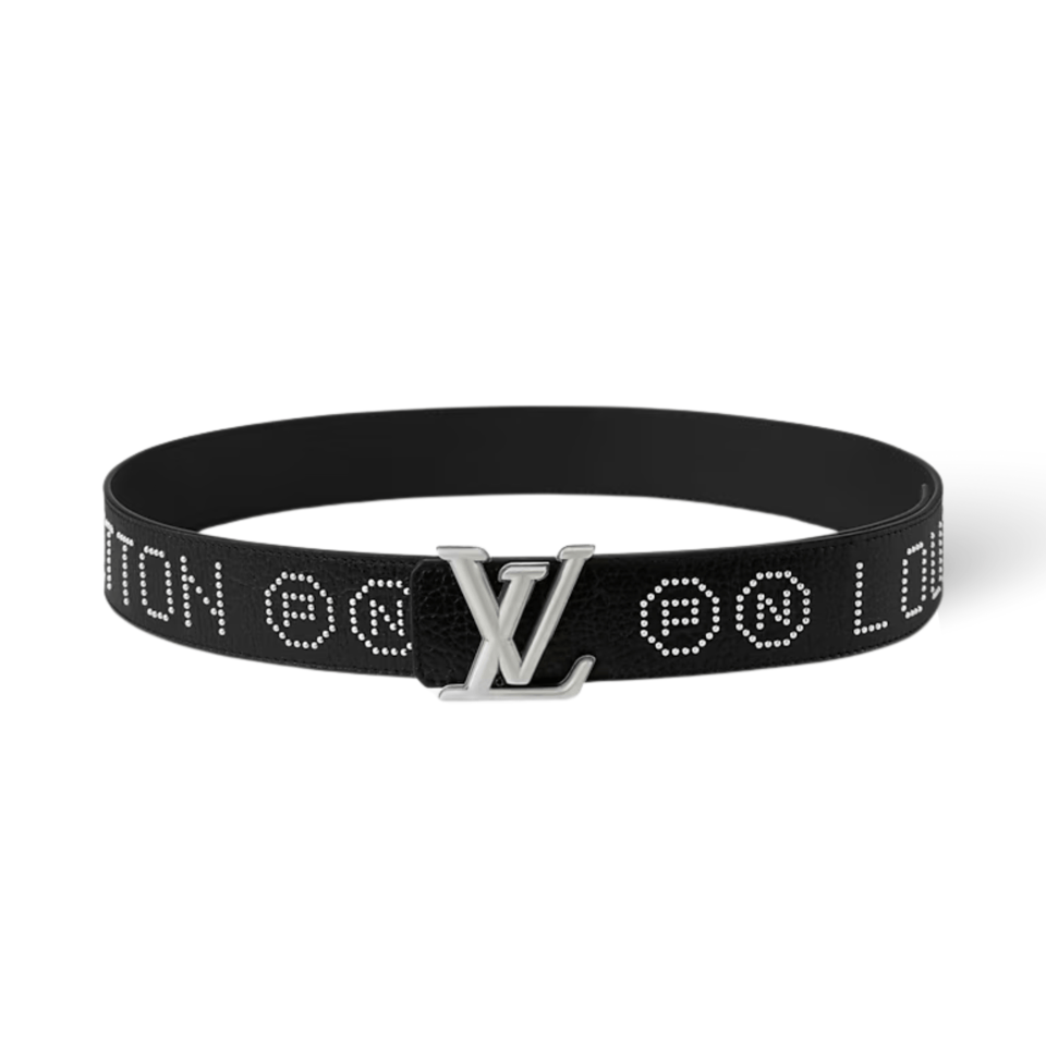 Louis Vuitton LV Dimension Rockabilly Studs 40mm Reversible Men Belt M4382T view 2