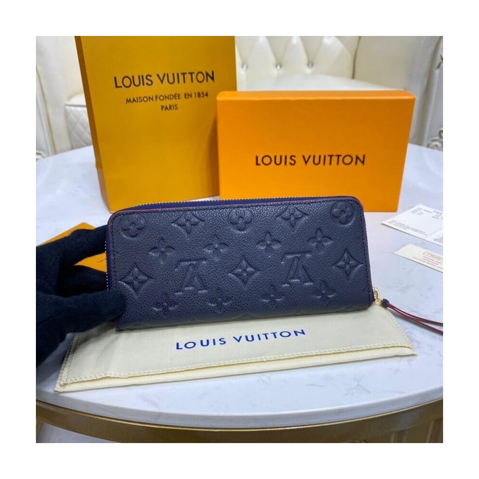 Louis Vuitton Monogram Empreinte Leather Clemence Wallet M69415 view 4