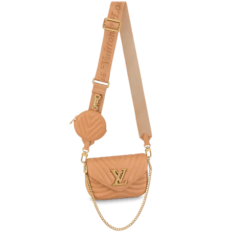 Louis Vuitton New Wave Multi Pochette 19Cm Beige