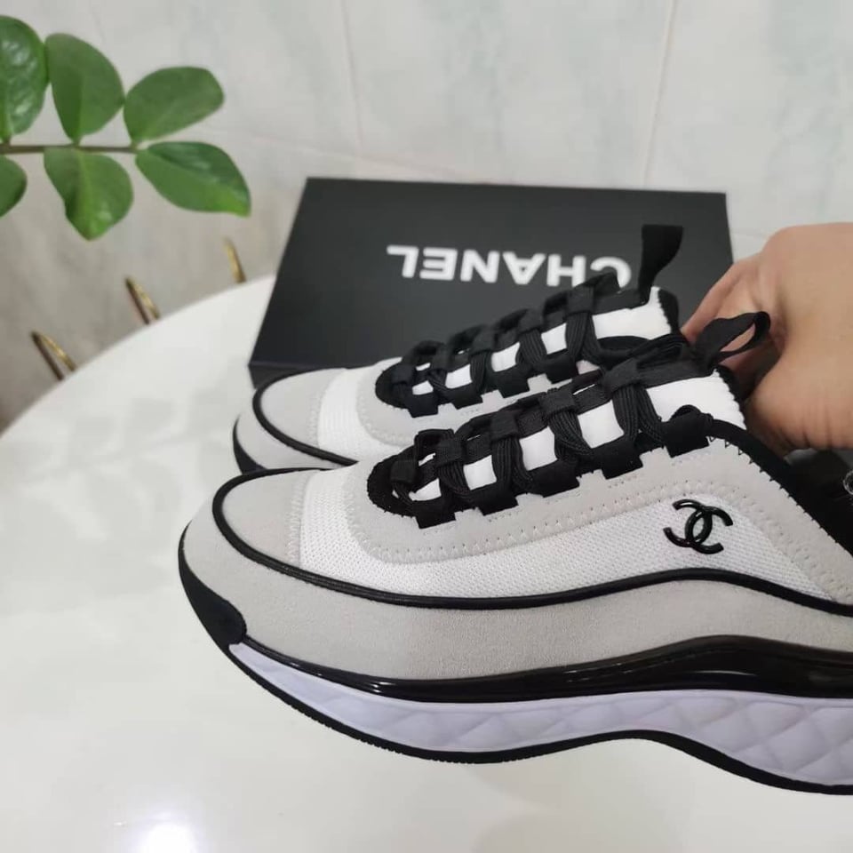 Chanel Women’S Suede Sneaker White G39070 Y56144 0Q241 view 9