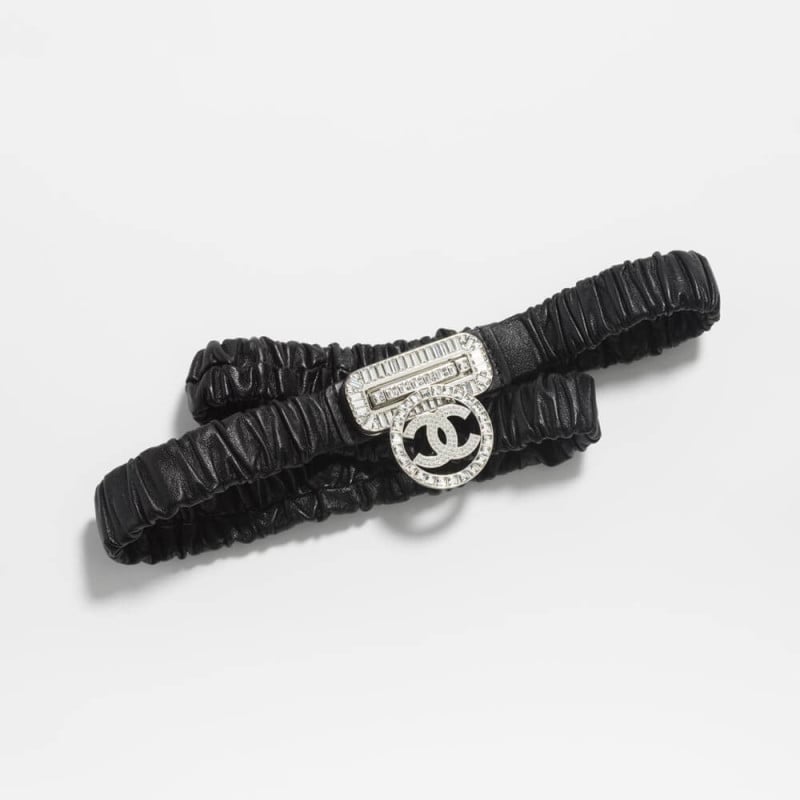 Chanel Elastic Waistbelt Black AA8931 view 2