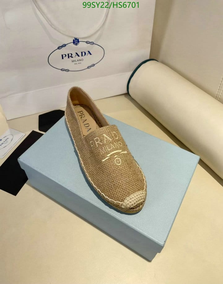 Prada Linen Espadrilles Beige view 6