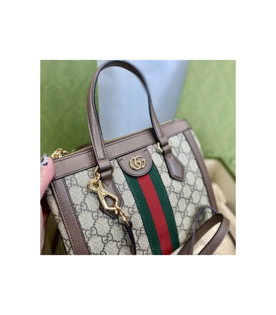 Gucci Ophidia GG Supreme Small Top Handle Tote Bag 24cm/9.4in view 10
