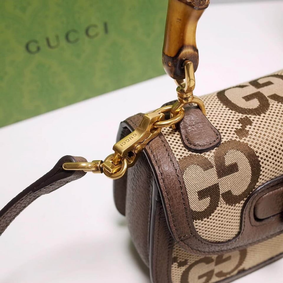 Gucci Bamboo 1947 Jumbo GG Mini Bag view 8