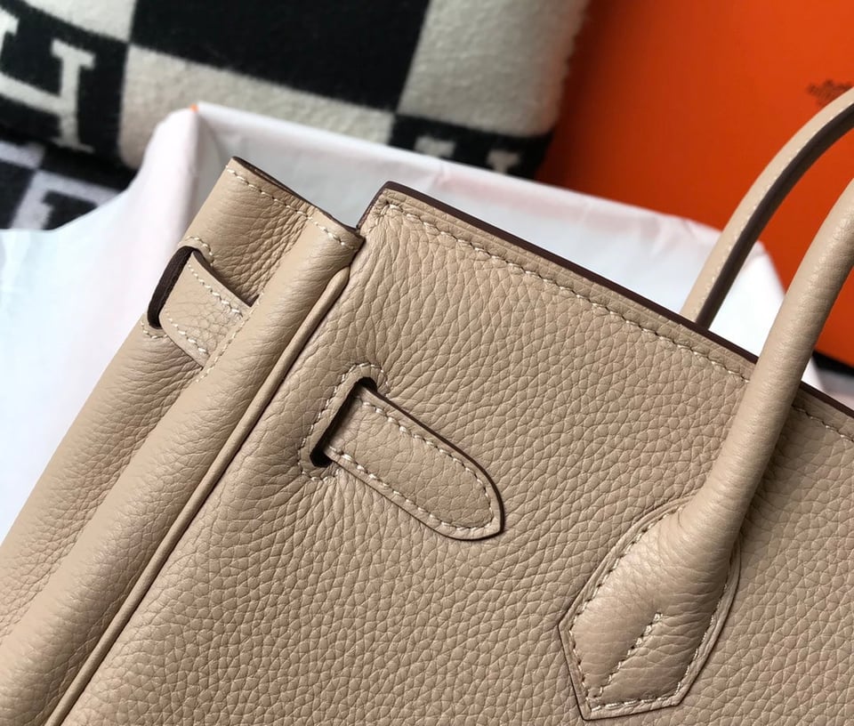 Hermes Birkin 35Cm Beige Togo Leather Gold Hardware view 10