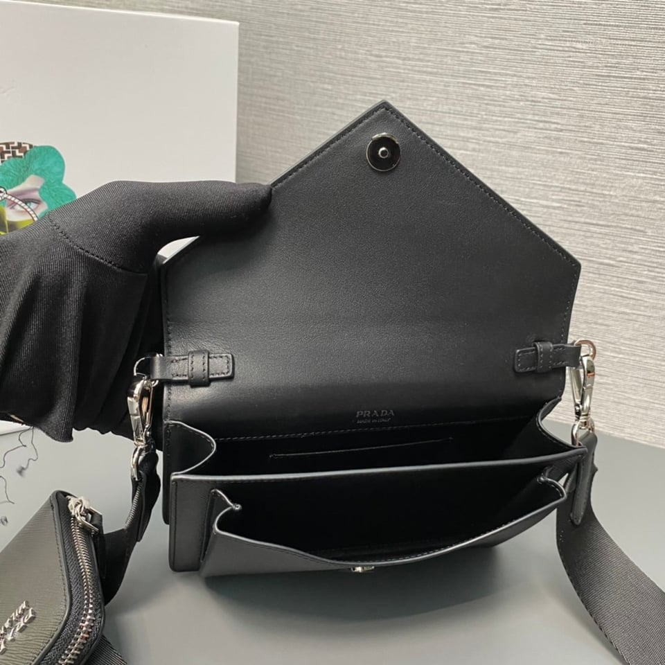 Prada Saffiano Leather Mini Envelope Bag 20cm/ 7.9in view 10