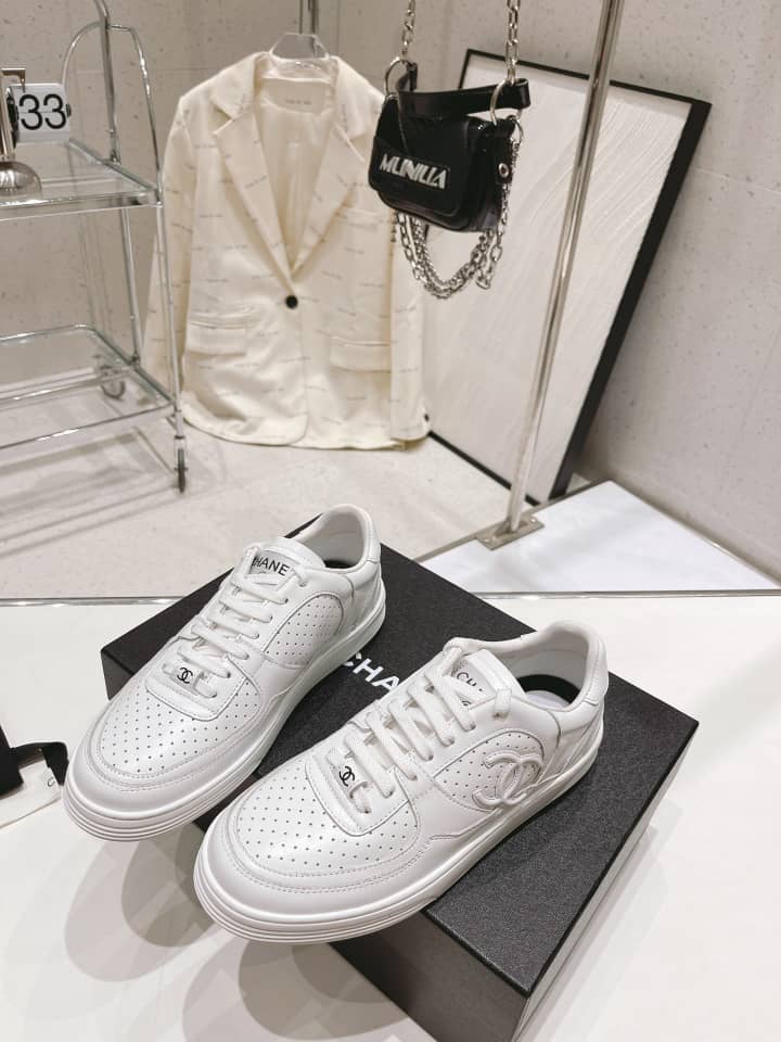 Chanel Air Force Sneaker White G45079B13302Np503 view 7
