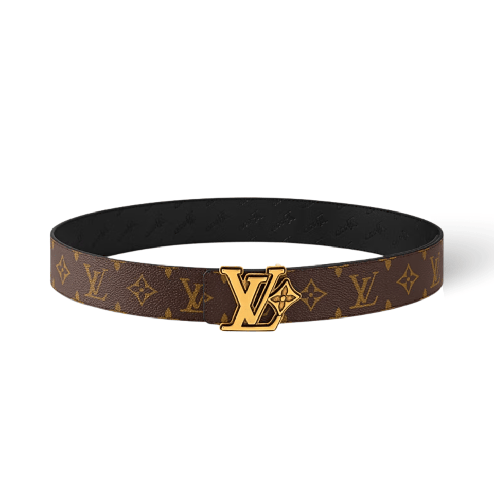 Louis Vuitton LV Monogram Flower 40mm Reversible Men Belt M4061V