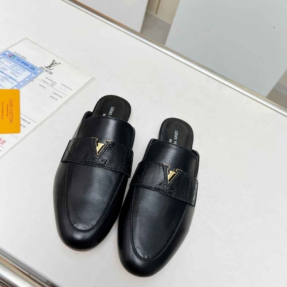 Louis Vuitton Mare Open Back Loafer Noir 1Ach5W view 4