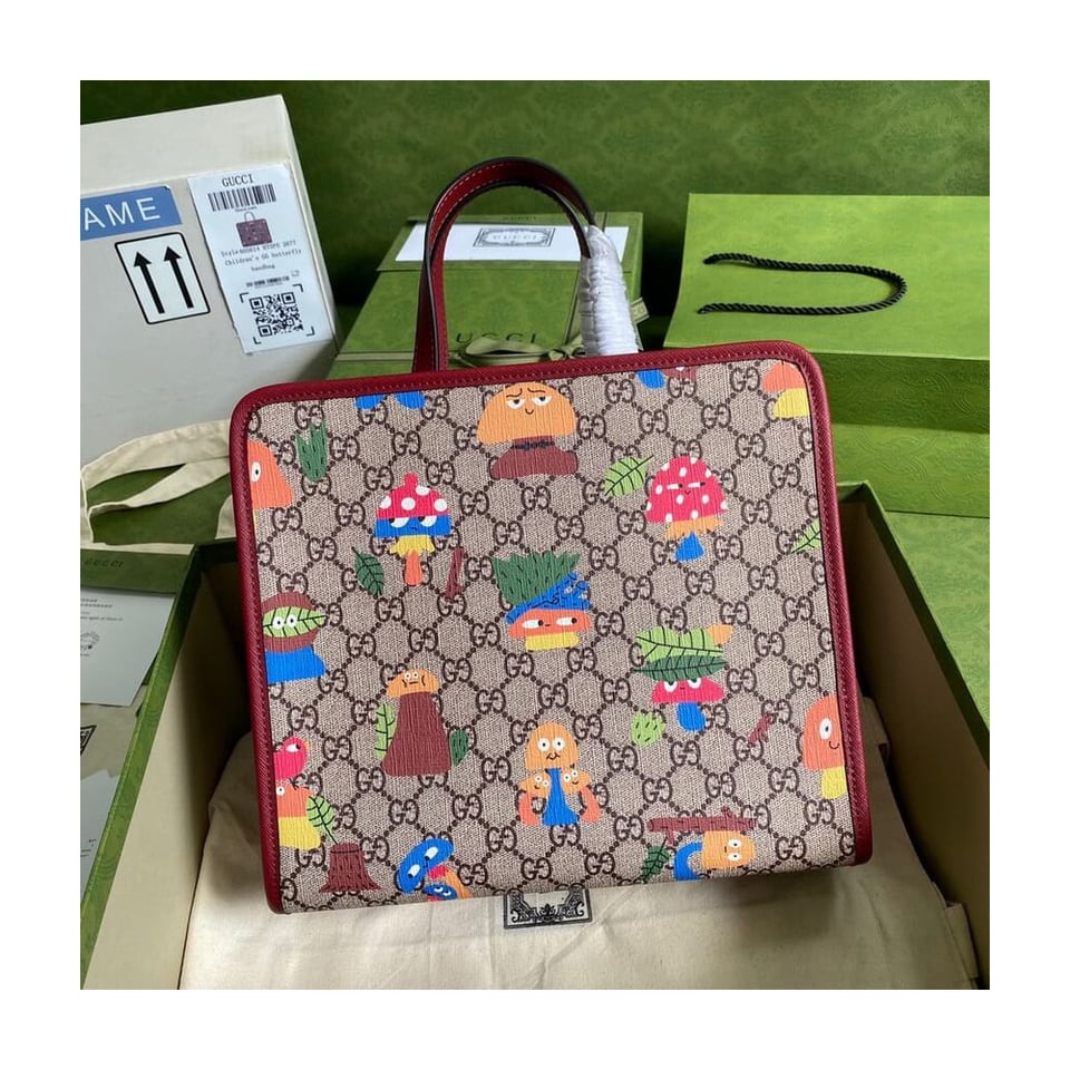 Gucci Woodland Tote Bag view 4