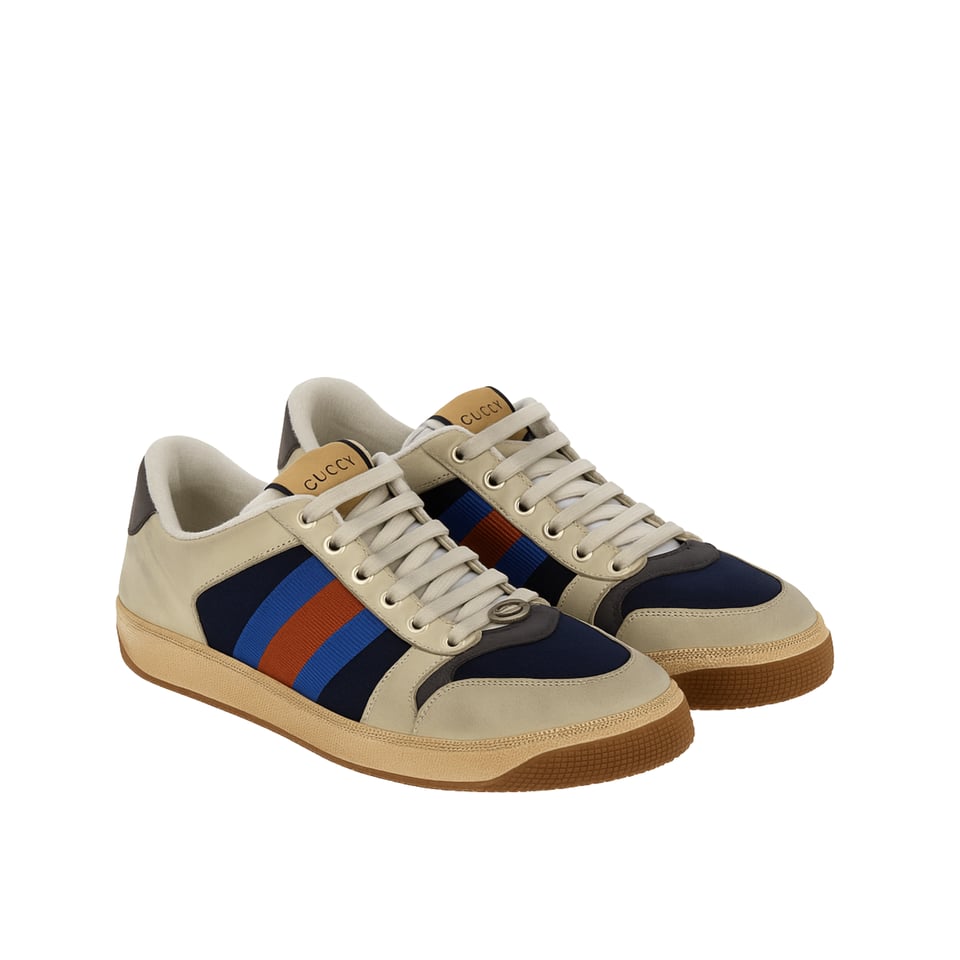 Gucci Women’S Screener White Blue 546551 99W20 4368