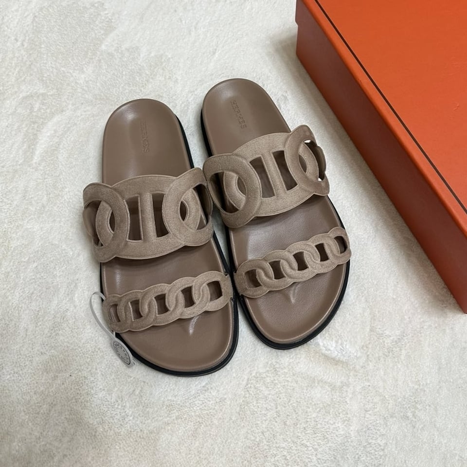 Hermes Extra Sandal Beige Argile view 6