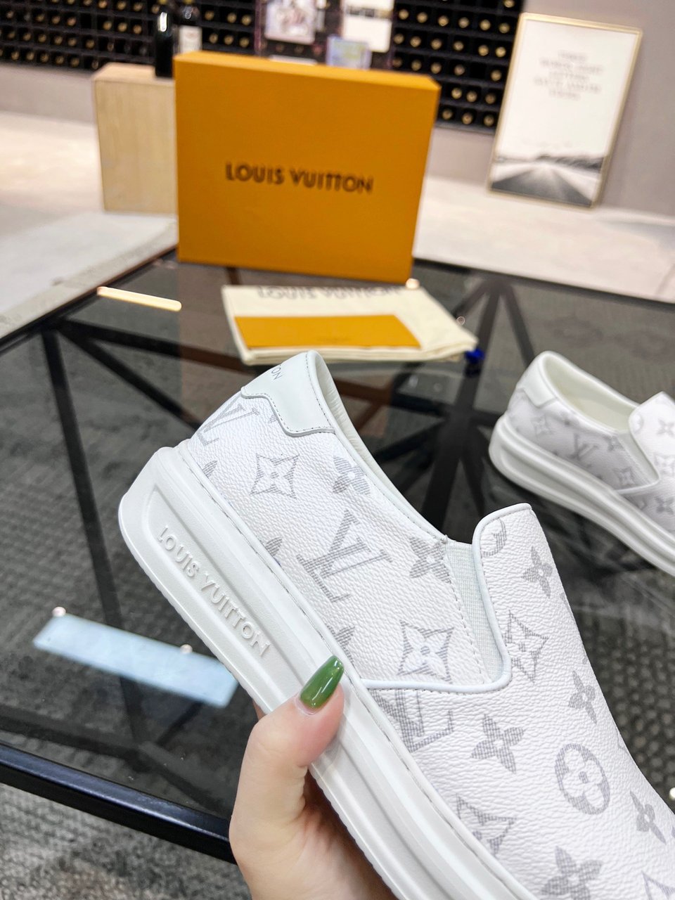 Louis Vuitton LV Beverly Hills Slip On White for Men view 7