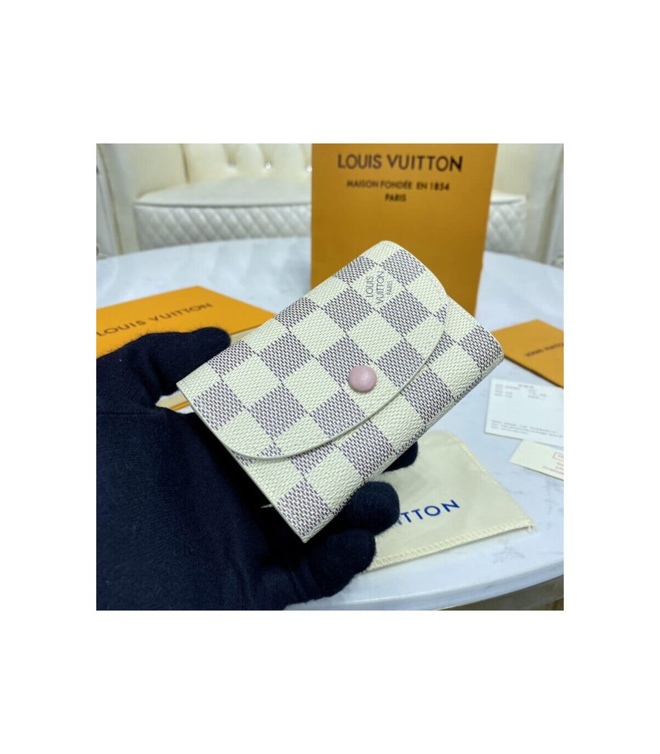 Louis Vuitton Damier Azur Rosalie Coin Purse view 3