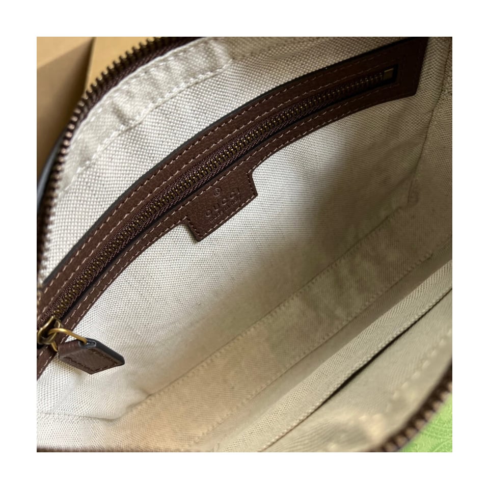 Gucci Ophidia GG Supreme Shoulder Bag Beige/Ebony 24cm/9.4in view 14