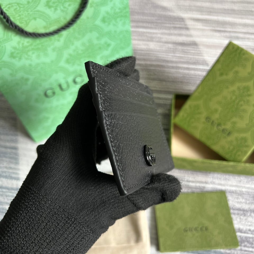 Gucci GG Marmont Card Case Black 4.7in/12cm For Men view 4