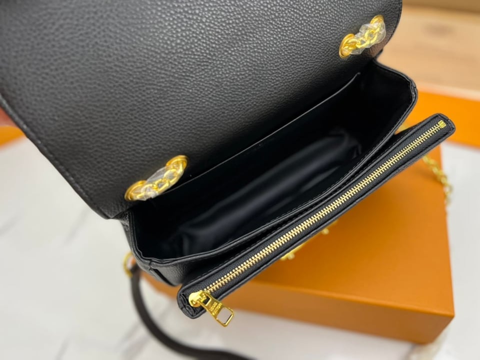 Louis Vuitton Marceau Black Leather Bag M46200 view 10