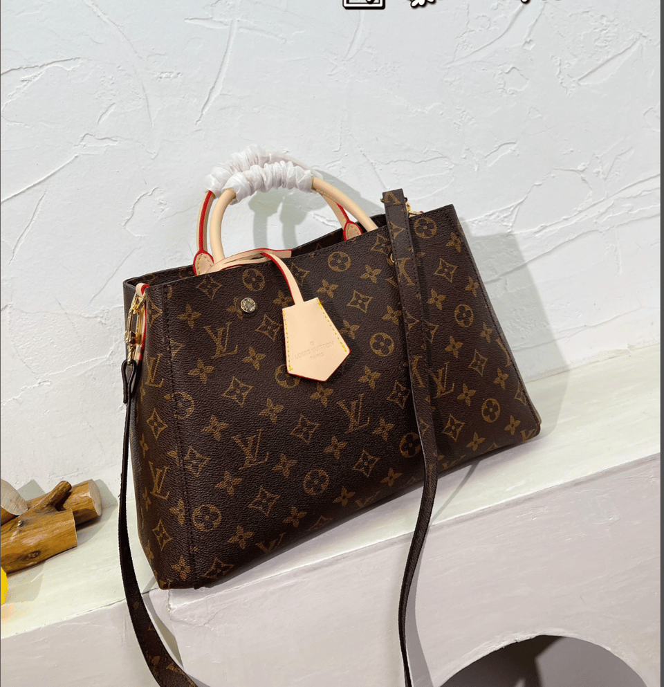 Louis Vuitton Montaigne MM Brown 35Cm M41056 view 9