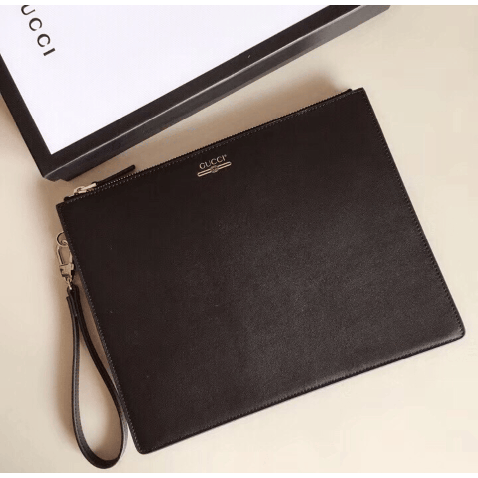 Gucci Marmont Pouch Black 12in/30cm For Men view 4