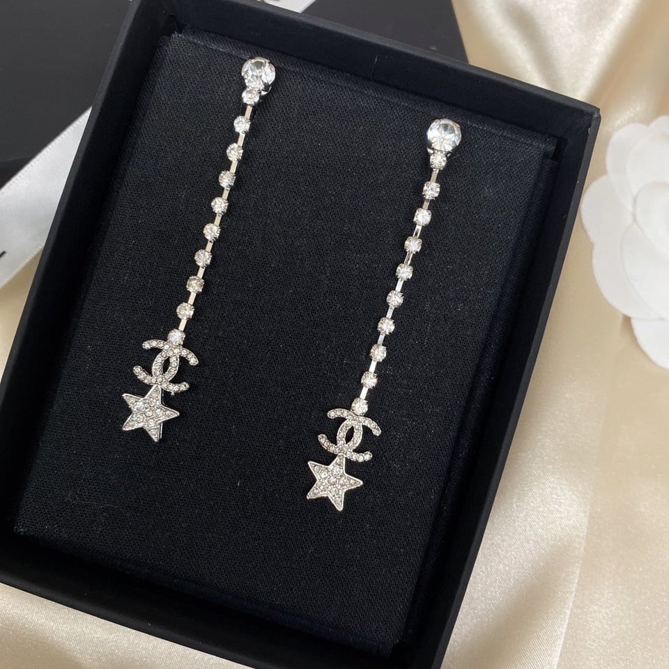 Chanel Cc Drop Earrings view 2