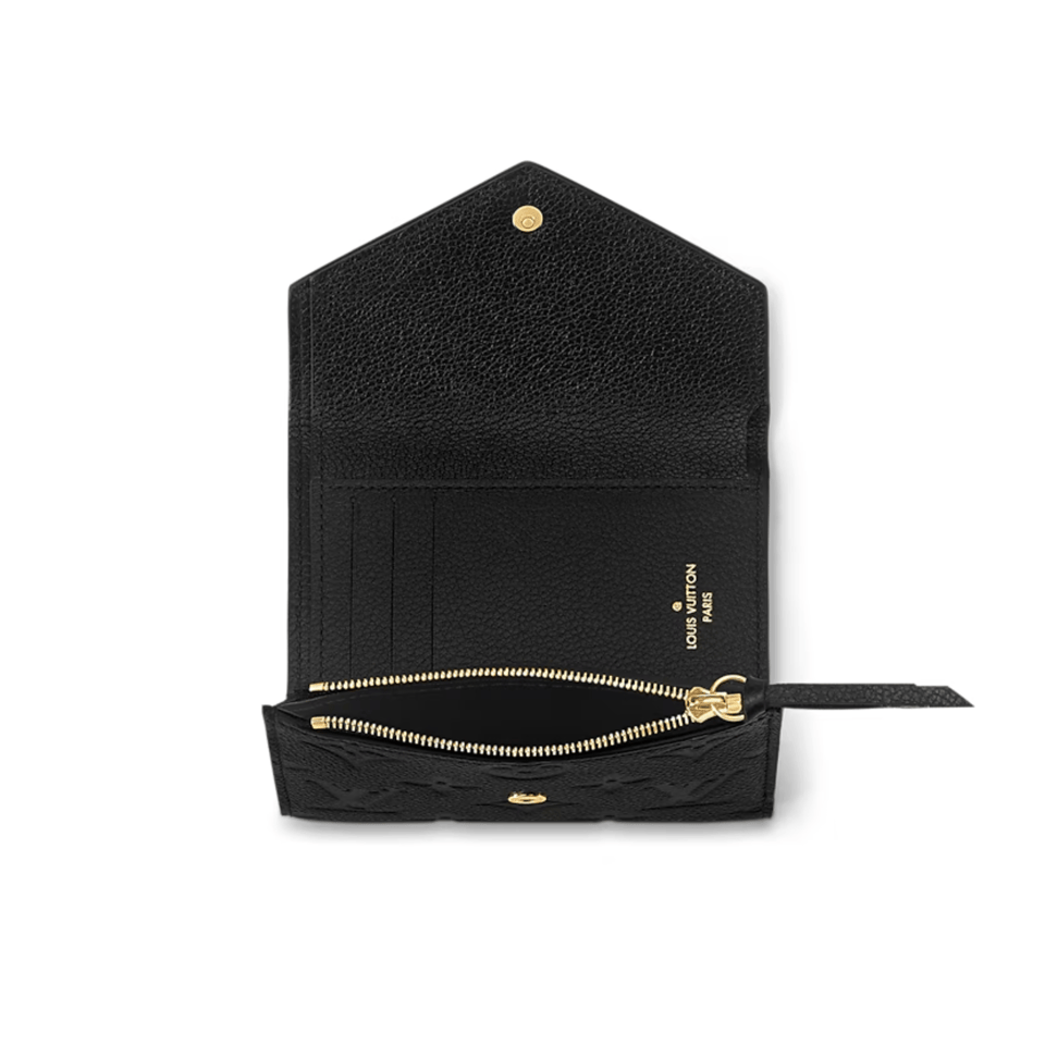 Louis Vuitton Black Victorine Wallet For Women 12cm M64060 view 3