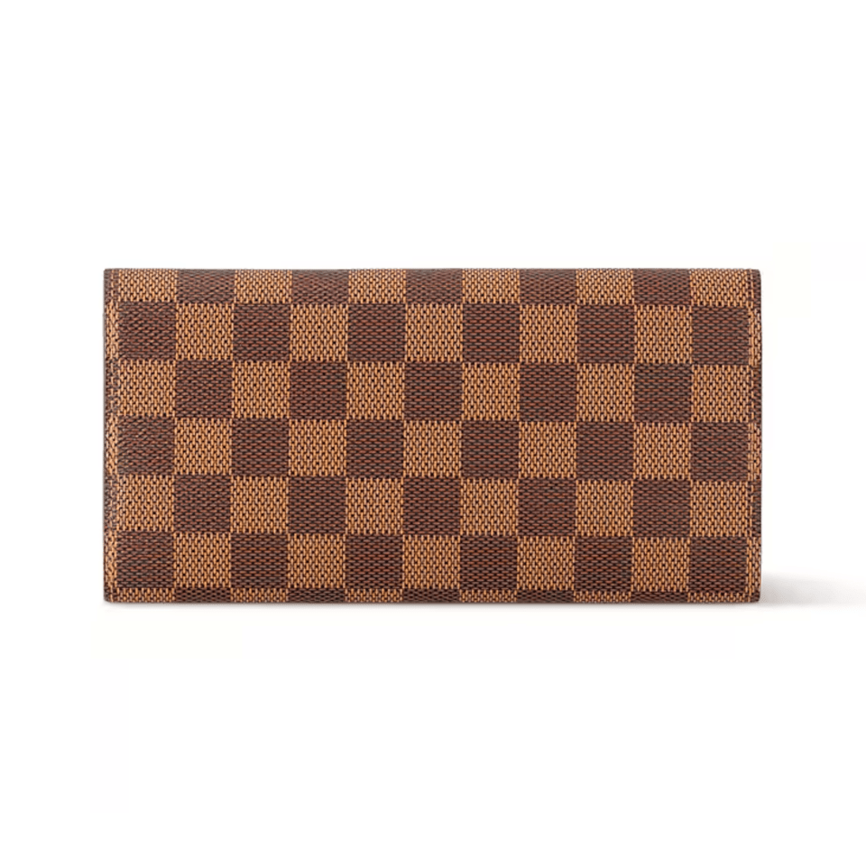 Louis Vuitton Damier Ebene Emilie Wallet For Women 19cm N63544 view 5