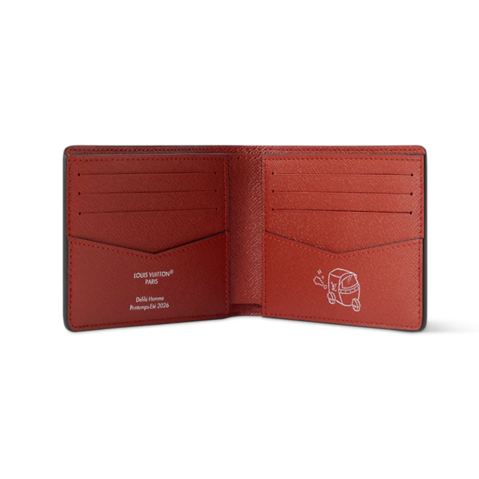 Louis Vuitton Slender Wallet – Monogram Sunset Orange 11cm M28007 view 3