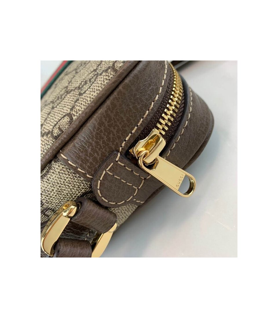 Gucci Ophidia GG Supreme Mini Bag Beige view 12
