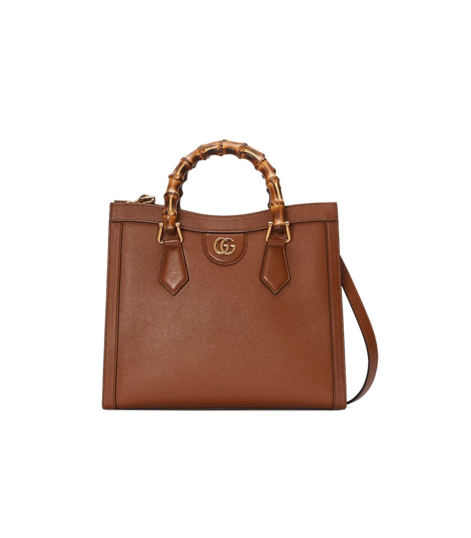 Gucci Diana Small Tote Bag Brown