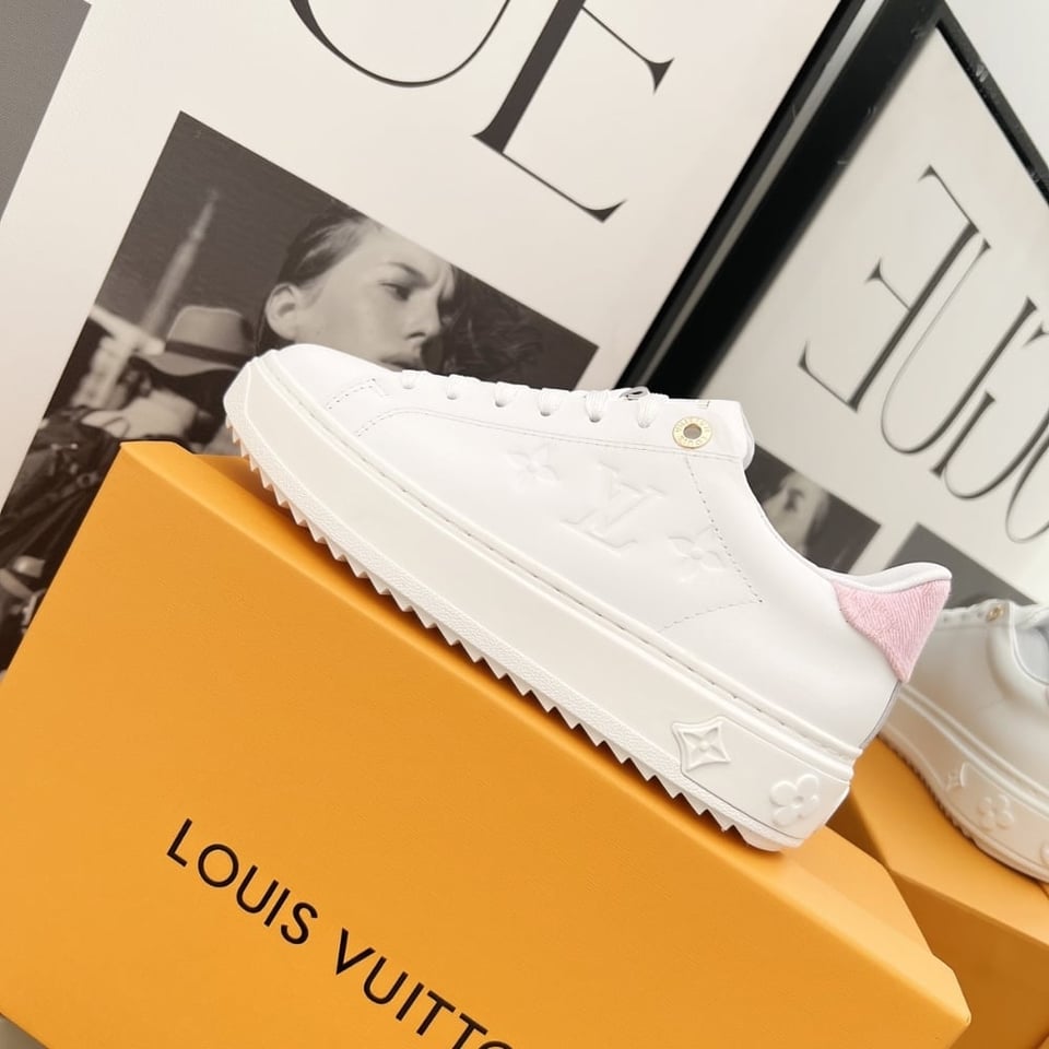 Louis Vuitton Time Out Sneaker Pink 1Aguxo view 6