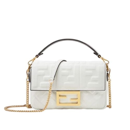 Fendi Baguette Mini White 20Cm 8Bs017A72Vf15Ao view 2