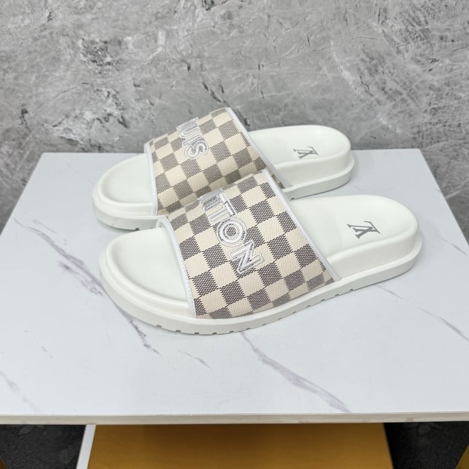 Louis Vuitton Miami Mule White view 3