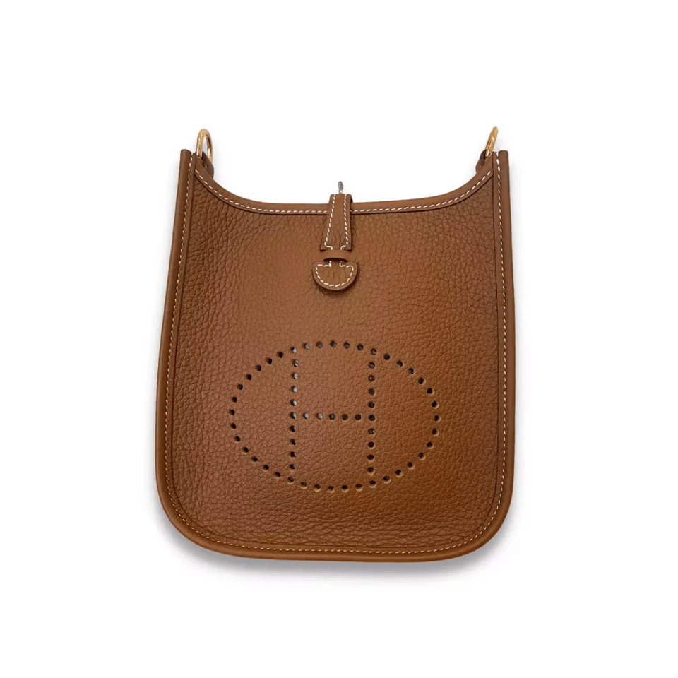 Hermes Evelyne 16 Hermes Mini Evelyne Brown 18cm view 7