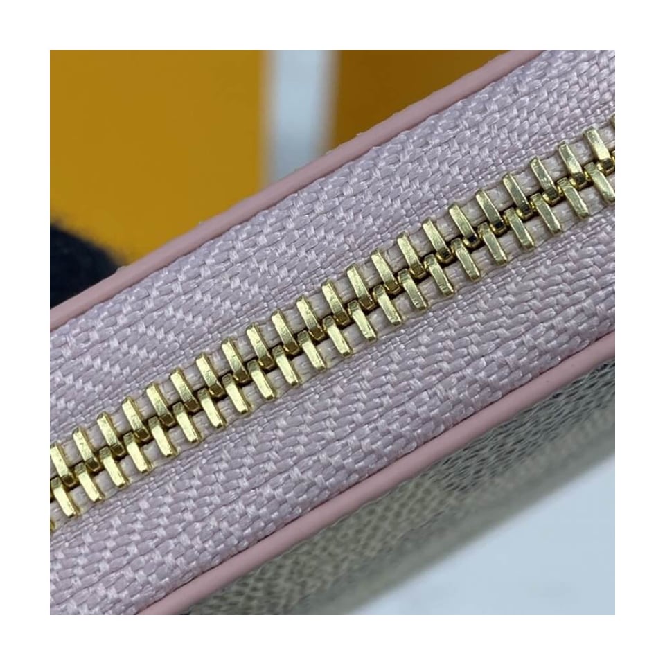 Louis Vuitton Damier Azur Zippy Coin Purse Pink view 8