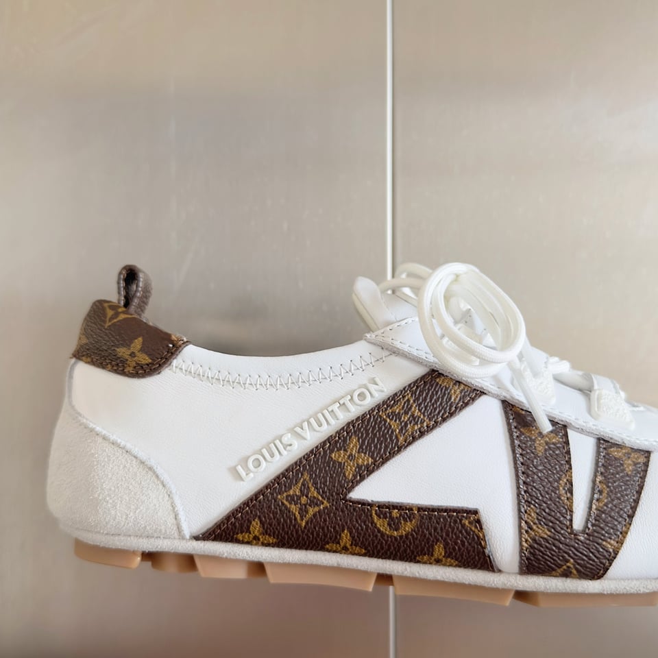 Louis Vuitton Sneakerina Monogram White – Women’s Ballet-Inspired Slim Sneakers view 8