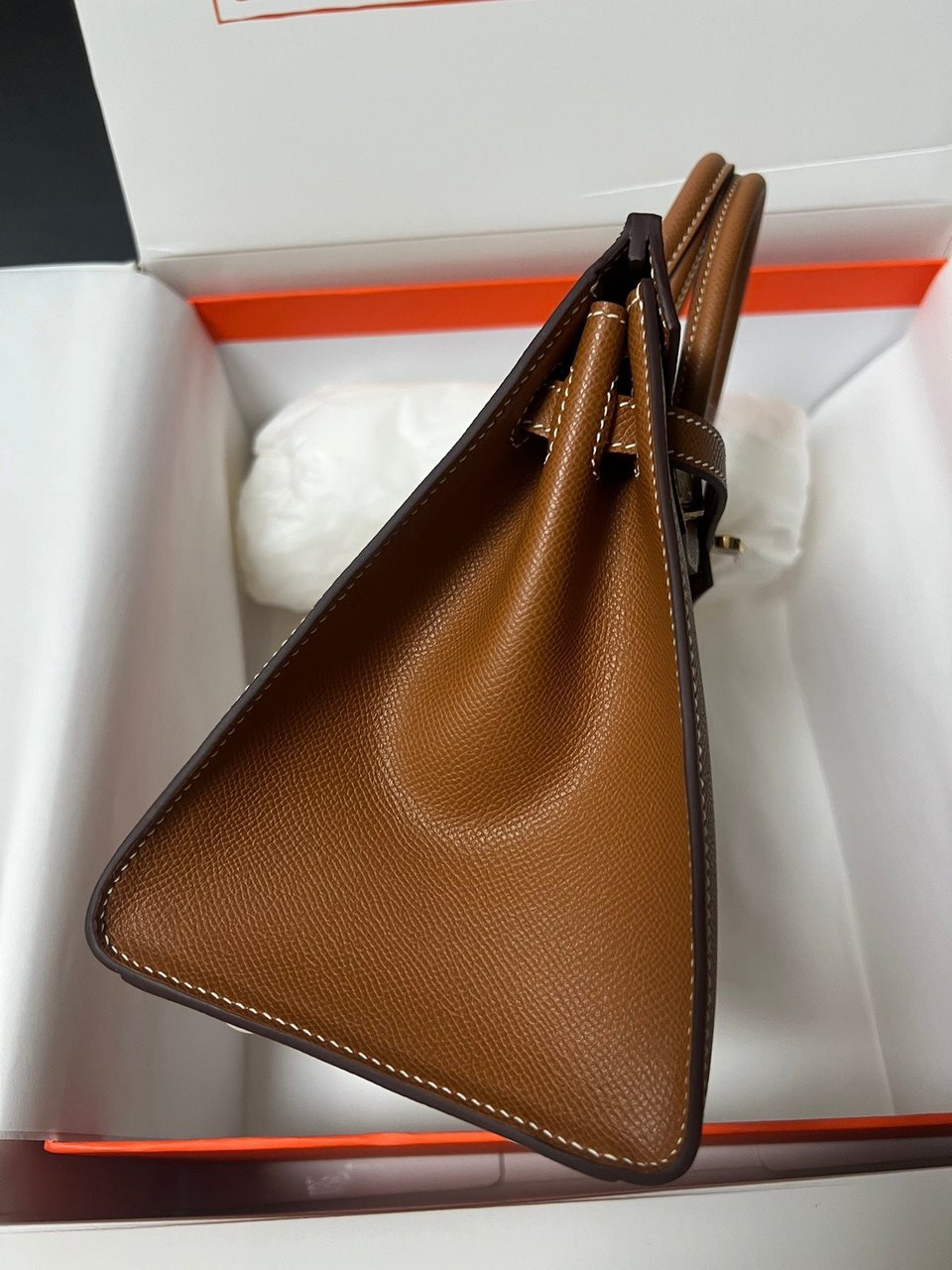Hermes Birkin Sellier Gold Epsom Leather Gold Hardware view 5