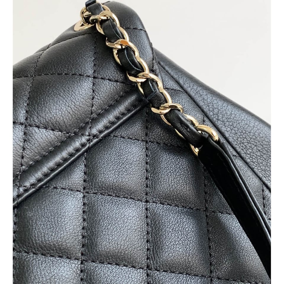 Chanel Calfskin Quilted Medium Duma Backpack 23cm view 12