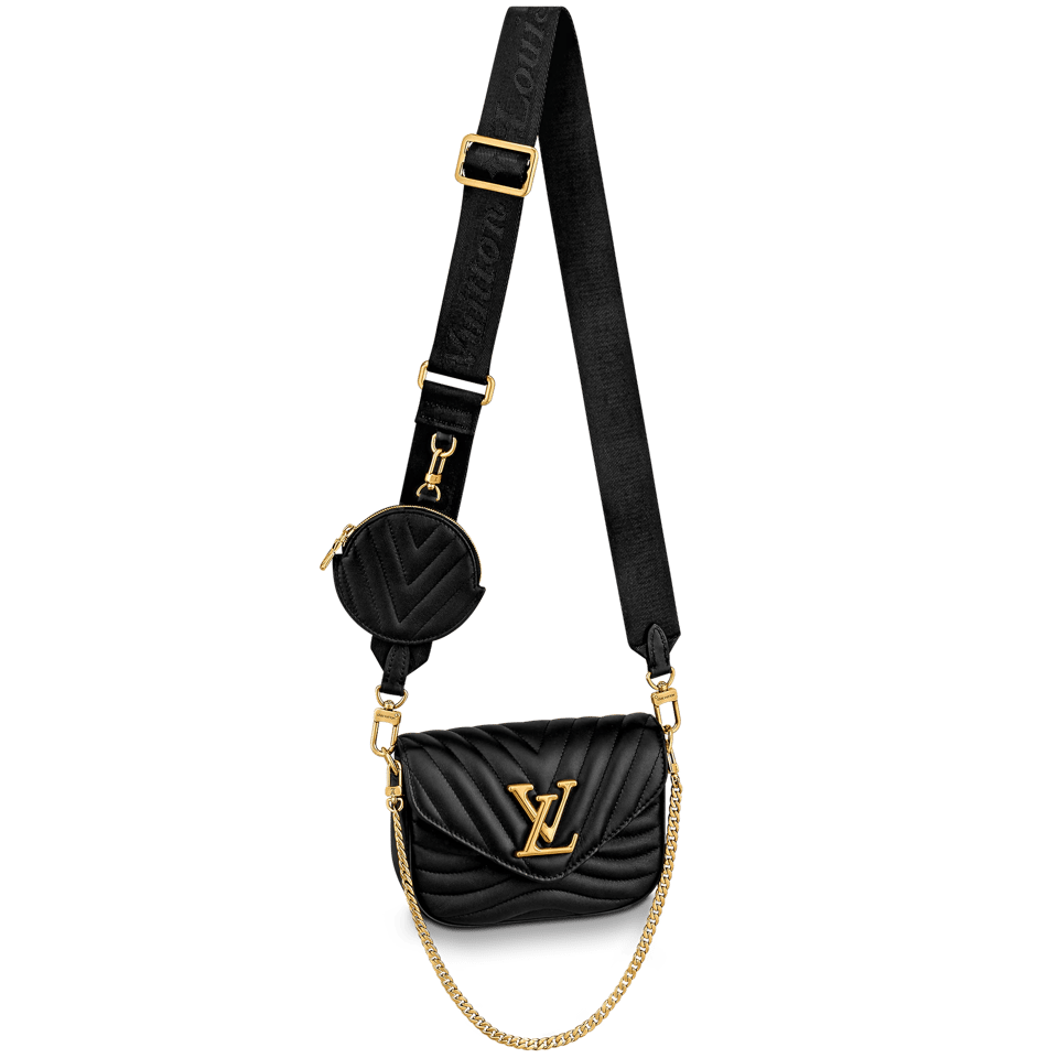 Louis Vuitton New Wave Multi Pochette 19Cm Black