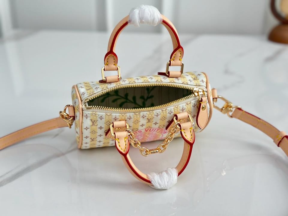 Louis Vuitton Nano Speedy Bag Banana Yellow 16cm M29030 view 9