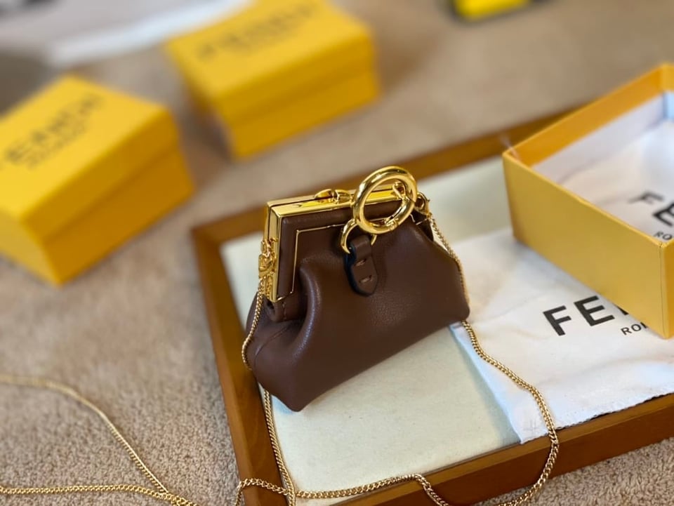 Fendi Nano Fendi First Charm Brown 9Cm 7As051Abvef12G2 view 4