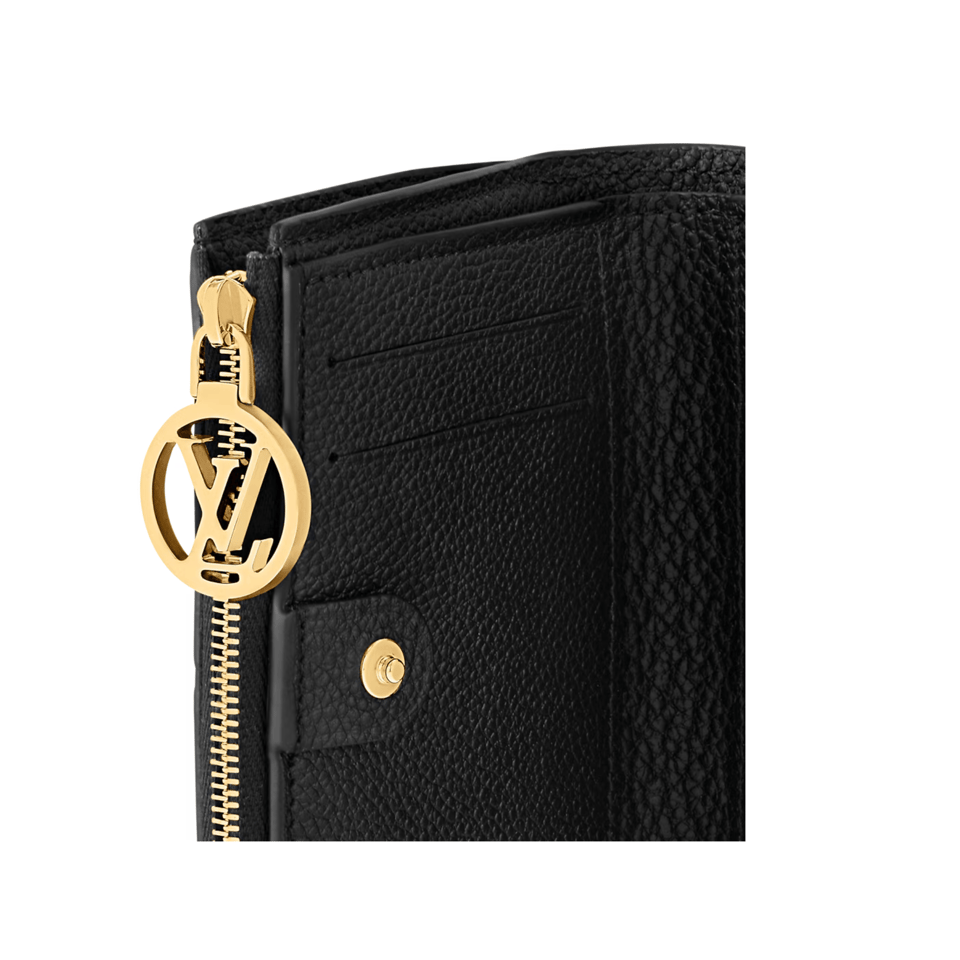 Louis Vuitton Black Lisa Wallet For Women 9cm M83365 view 5
