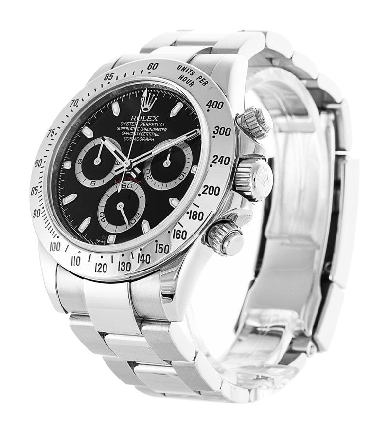 [Superclone] Rolex Daytona 40 mm Black Dial Oyster 116520 view 2