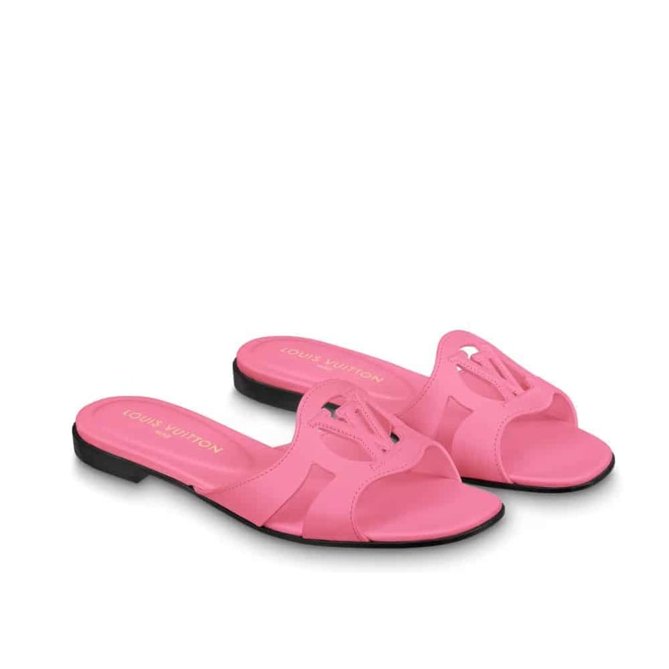 Louis Vuitton Lv Isola Flat Mule Pink 1Abp3Q view 2
